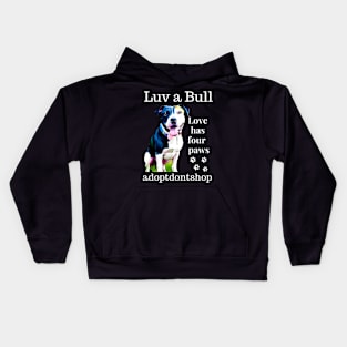 love has four paws Kids Hoodie